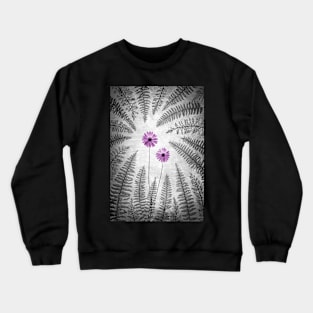 Daisy and Fern Collage Crewneck Sweatshirt